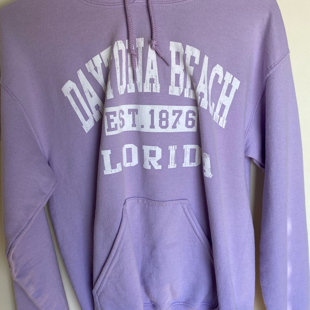 Purple Daytona Beach Womens Hoodie Purple Daytona Beach Womens Hoodie